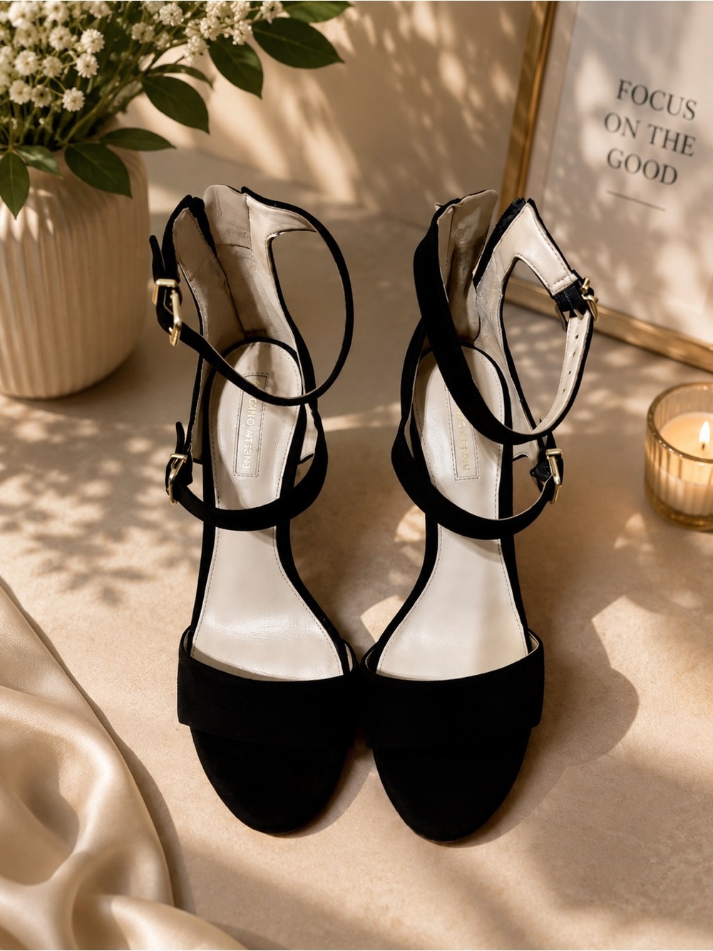 Antonio Melani black dress heels